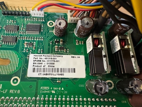 HP 461318-001 (511776-001) Rev:04 Netzteil/Power Supply Backplane Board ML350 G6