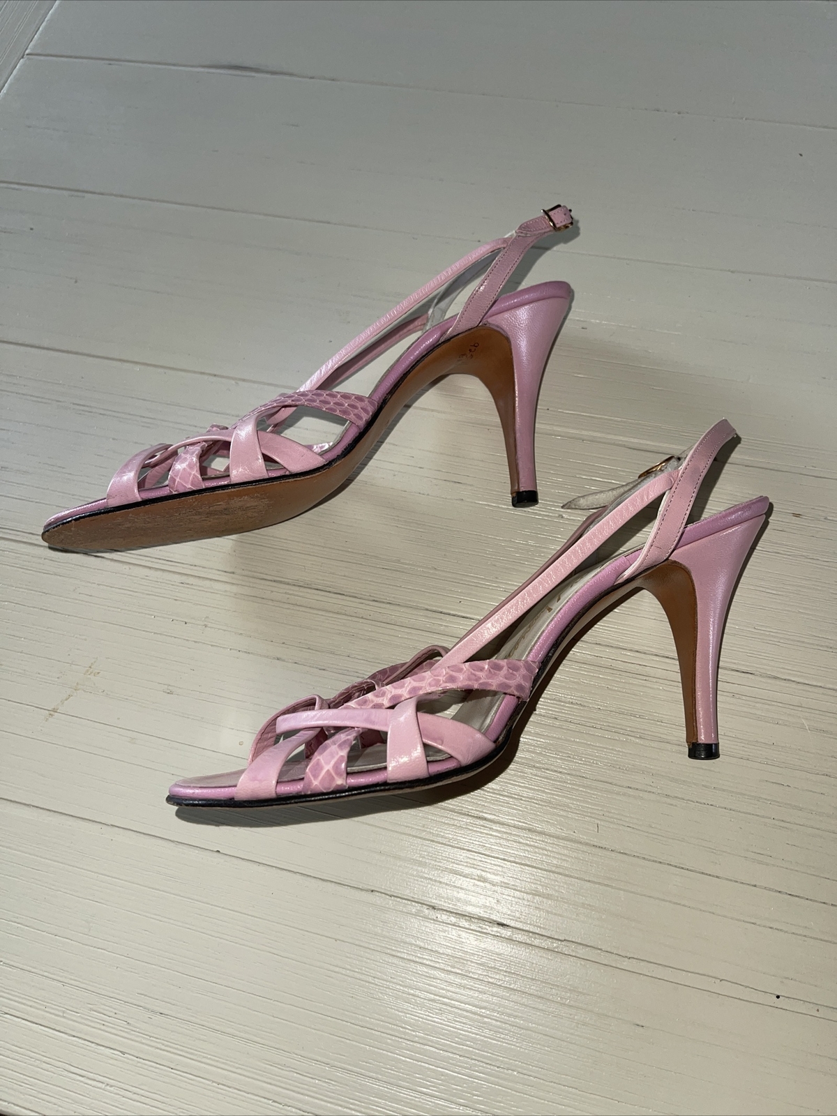 Stanley Philipson Vintage 60s Sandals Strappy Sti… - image 3