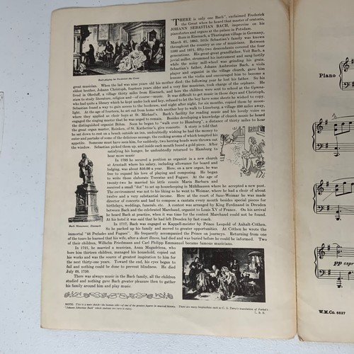 Jesu Joy Of Man's Desiring Chorale Cantata 147 Bach 1951 Willis Music Co piano - Imagen 4 de 9