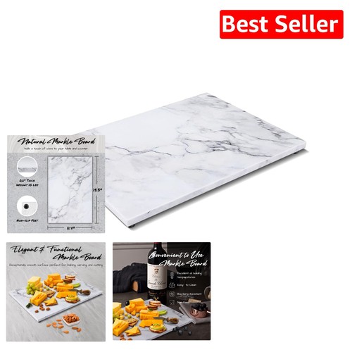 Luxurious Heat-Resistant & Non-Stick Marble Board - 11.5 x 15 Inch Trivet