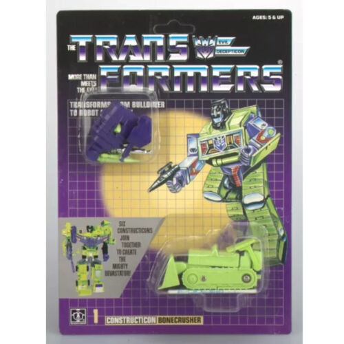 Transformers G1 Reissue Carded Constructicon Devastator Decepticons Christmas - Picture 2 of 7