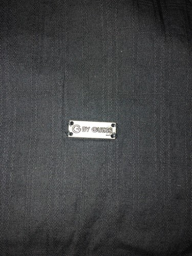 mens dress shirts medium Guess Brand Dark Grey Color Used Short Sleeve - Picture 5 of 9