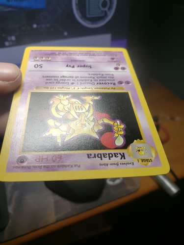 Kadabra Shadowless 32/102 Base Set Pokémon Wotc Free TRACKED SHIPPING (#1) - Picture 4 of 12