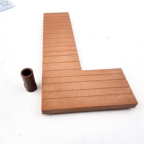Playmobil Bootssteg L Form mit Stütze Geobra 1996 Ersatzteil
