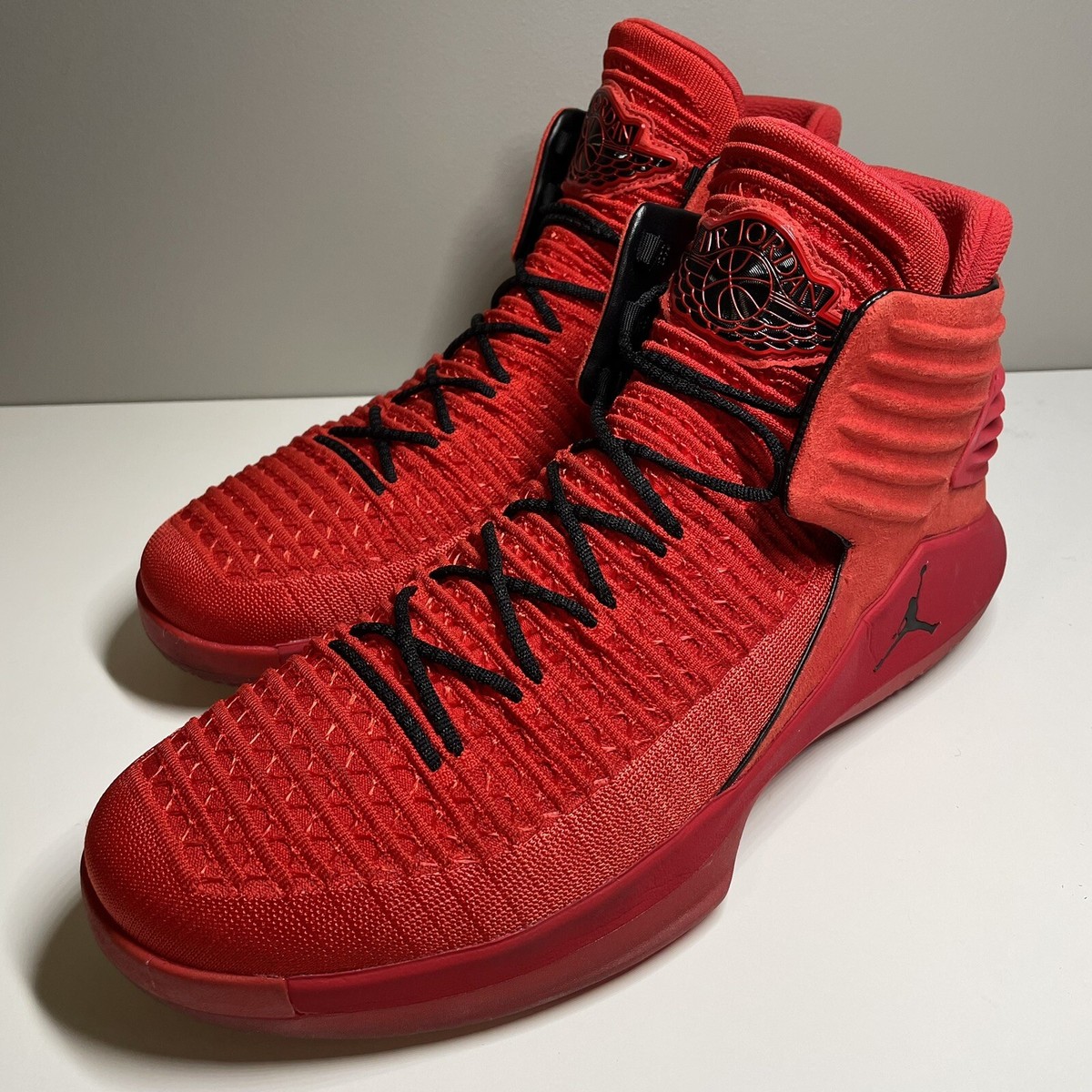 Nike Air Jordan XXXII 32 Rosso Corsa Red Black Mens size 14 AA1253