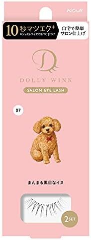 Pestañas falsas Koji Dolly Wink Salon NO7 cabello sintético - Imagen 1 de 2