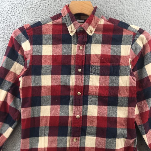 Red Head Brand Co Button Down Long Sleeve Shirt Mens Small Red Plaid Multi - Picture 2 of 16