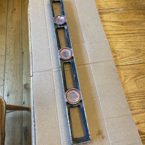 Vintage Stanley Handyman 24" Aluminum Carpenter Level H1297-24 - Picture 1 of 11