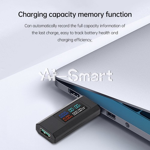 Probador de alimentación USB tipo C medidor de capacidad de corriente de voltaje multímetro LCD DC 4 ~ 30V - Imagen 109 de 114