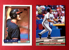 Jim Thome 1992 Fleer Ultra RC #54; 1992 Topps #768~ Nice!