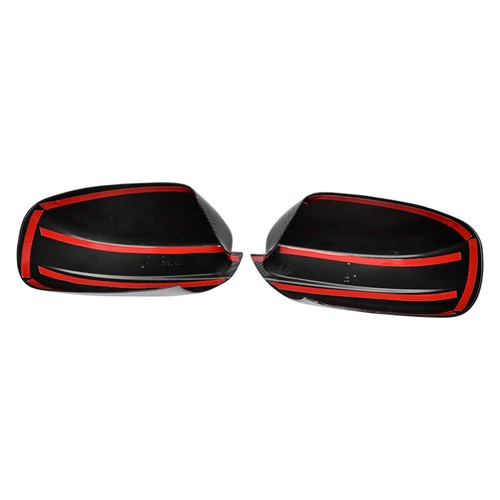 For Chrysler 300 2011-2019,200 2011-2014 Carbon Side View Mirror Cover Caps Trim - Picture 7 of 9