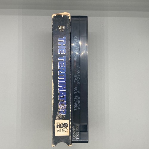 Terminator, The (1984), VHS Movie, HBO Video (1984) 1st Edition, J. Cameron - Picture 3 of 4