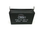 Square Motor Electrolytic Capacitor 350V AC 13.5UF 13UF ~ 13.5 uF ~ 15UF 50/60Hz