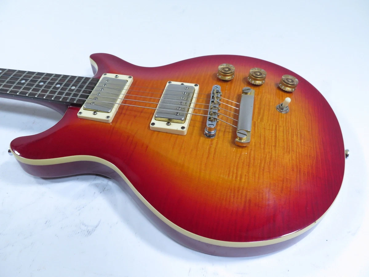 Hamer Sunburst Flametop Cherry Sunburst Electric Guitar 7192