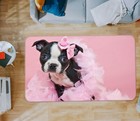 3D Dog Princess O7957 Game Rug Mat Elegant Photo Carpet Mat Romy
