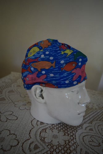 1x 'FISH' Head/Face/Mask/Neck Multi-wear tube Bandana/Durag.SPF5,Scarf/Wrap. 069 - Bild 12 von 12