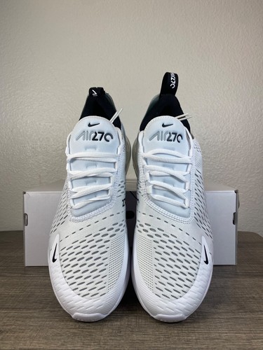Größe 10,5 - Nike Air Max 270 weiß schwarz AH8050-100 Herren brandneu - Bild 4 von 5