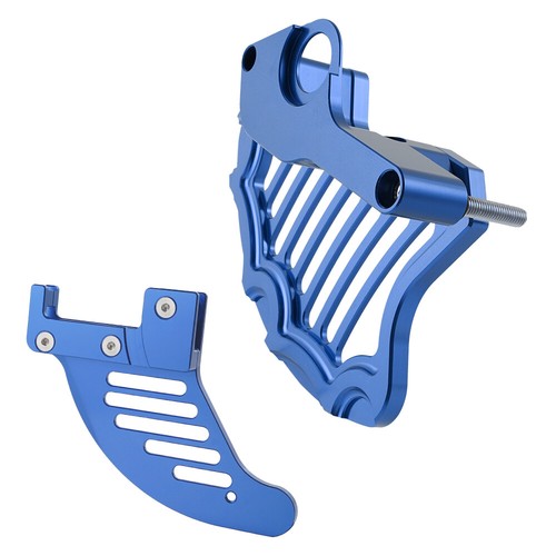 Front Rear Brake Disc Guards For Husqvarna 250 300 350 450 501 TE FE 2014-2015 - Picture 7 of 7