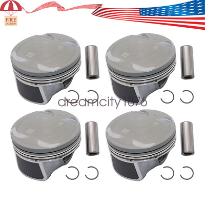 Standard size Complete Piston Set Fits For 2011-2016 Kia Forte 1.8L L4 DOHC 16v