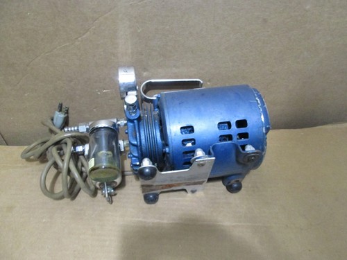 Millipore XX6000000 Rotary Vane Portable Vacuum Pump With GE AC Motor - Picture 10 of 10