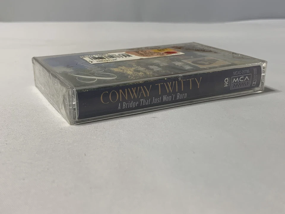 Conway Twitty(A Bridge That Just Won’t Burn) Cassette See Description & Pics - Image 4 of 4