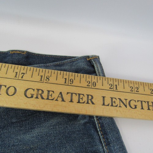 Polo Ralph Lauren Classic 867 Denim Jeans Men’s 40x32 Distressed Whisker Fade - Picture 7 of 19