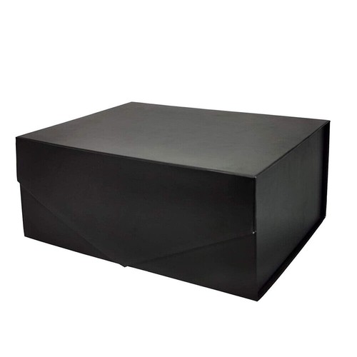 Large Luxury Gift Boxes Magnetic Lid Wrap Hamper White Black Packaging Hard Box - Picture 12 of 15
