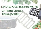 Lay-Z-Spa Aruba Signature Hot Tub  2 x Heater Element Housing Seal fits.
