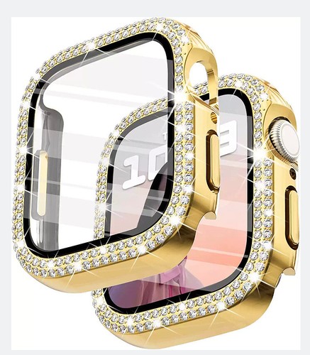 Funda protectora completa de pantalla para Apple Watch Series 6/7/8/9/10 42/46 mm cubierta brillante - Imagen 16 de 25