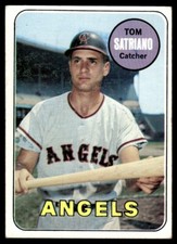 1969 Topps TOM SATRIANO #78 California ANGELS no creases