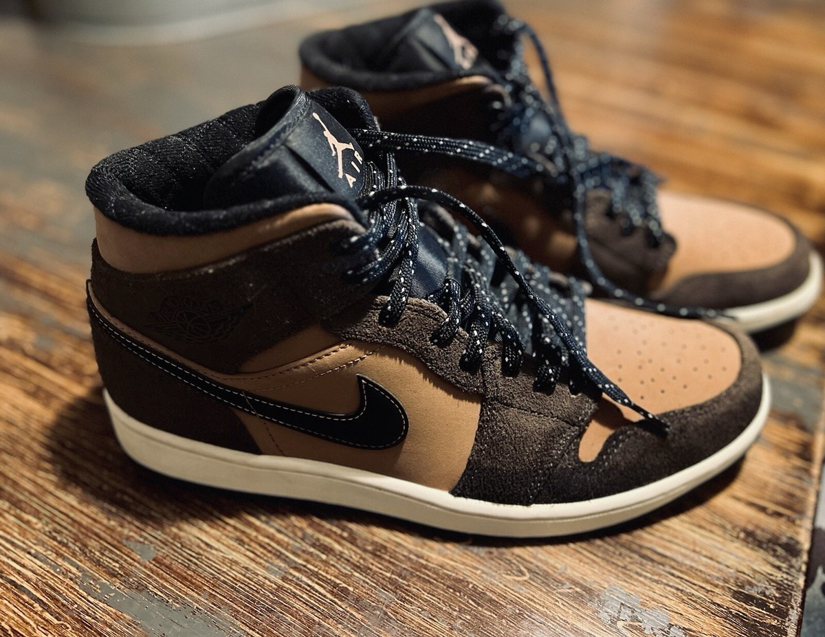 Air Jordan 1 ダークチョコ Size 9.5 - Air Jordan 1 SE Mid Dark Chocolate 195243077480| eBay