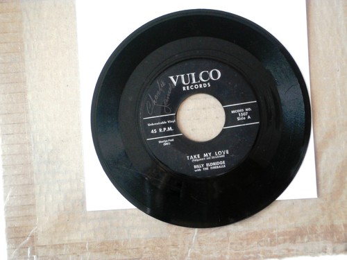 ROCKABILLY~BILLY ELDRIDGE WITH THE FIRE BALLS~ HALF A HEART  KILLER GUITAR`-VG++ - Imagen 1 de 2