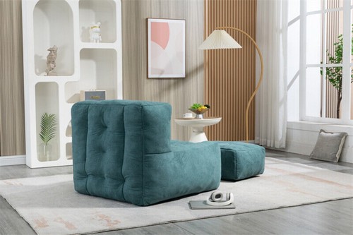 Bean Bag Chair Indoor for Adults Soft Lazy Sofa Lounger Memory Foam Ottoman USA - Picture 4 of 15