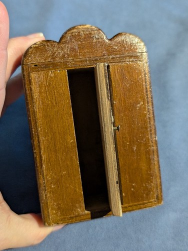 Vintage Doll Dollhouse Solid Wood Hand Made Bedroom Set (PL79) - Picture 5 of 22