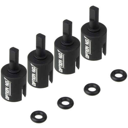 Caja de engranajes de aluminio taza de junta para piezas de automóviles de radiocontrol Tamiya TT-01 TT-01E TT-02B - Imagen 4 de 6