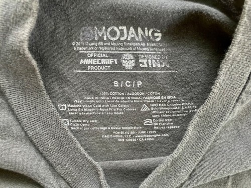 Mojang Studios - Boy's MINECRAFT Multicolor Black T-Shirt - Size S - Picture 3 of 4