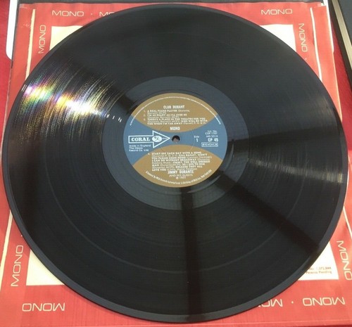 Jimmy Durante "Club Durant" 12" 33RPM Vinyl LP Album *Coral CP45* (1970) EX/EX - Bild 5 von 8