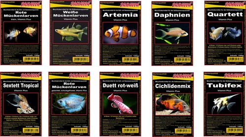 Frostfutter alle Fische 30x100g Blister Preis-Knaller ,wählen Sie selbst aus - Bild 1 von 11