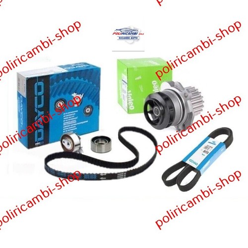KIT DISTRIBUZIONE +POMPA ACQUA +CINGHIA SERVIZI VOLVO V50 1.6D 110 cv dal 2005 - Foto 1 di 3