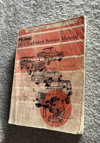 1977 Jeep CJ-5 CJ-7 Cherokee Wagoneer Truck Technical Service Factory Manual OEM - Picture 4 of 4