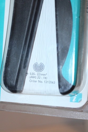 Phoenix Contact Crimpfox-rc 2,5 Crimpzange 1212063 22-14 AWG Brandneu - Bild 2 von 4