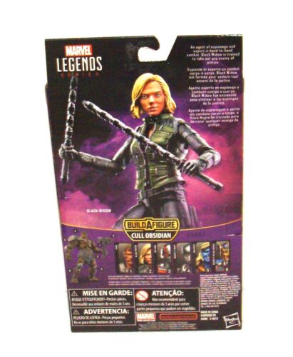 SERIE MARVEL LEGENDS VENGADORES INFINITY WAR VIUDA NEGRA BAF CULL OBSIDIAN HASBRO - Imagen 2 de 2