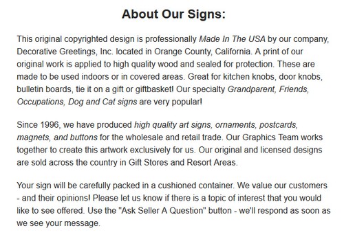 Friends are the Flowers in the Garden of Life  Wood Mini Sign Ornament  NEW USA  - Picture 3 of 5