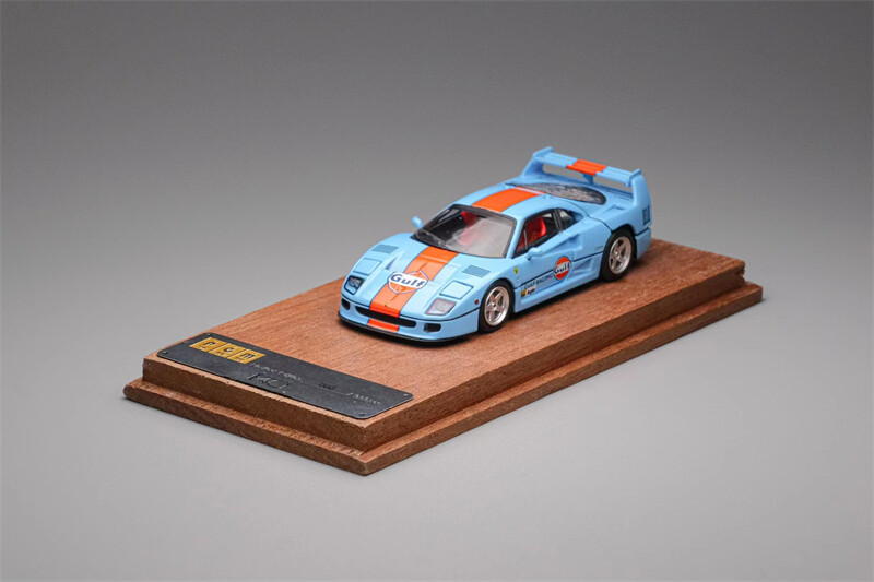 PGM 1:64 Ferrari F40 Gulf Diecast - Voiture de luxe