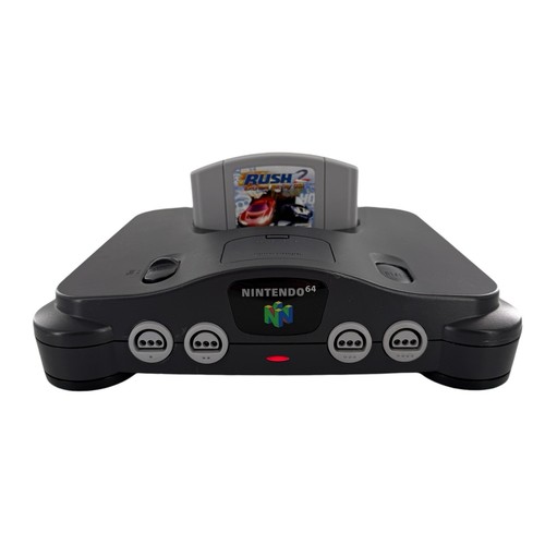 Solo console Nintendo 64! con cavo alimentazione N64 OEM Jumper Pak e gioco testato funziona - Foto 3 di 10