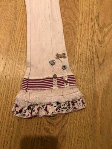 Naartjie pink pontelle overlay trimmed pants size 4T - Picture 2 of 4