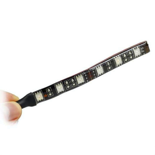 2x Universal Amber 6LED Motorcycle Strip Turn Signal Indicator Blinker Light 12V - Picture 8 of 9