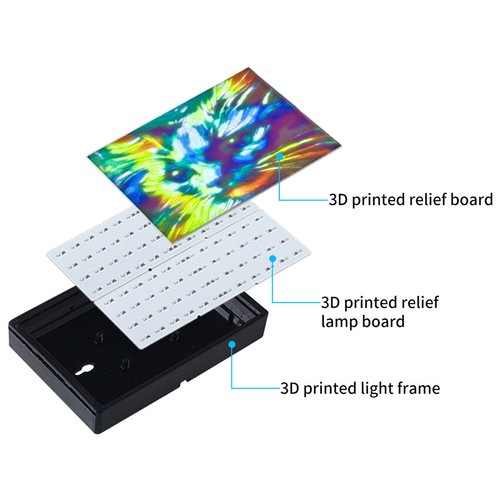 USB LED Light Board Relief Light Board Kit for 3D Printer Accessories - Afbeelding 4 van 9