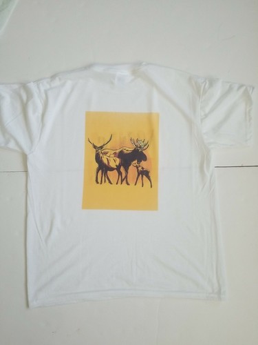 Sublimation White shirts Polyester Blend Size Youth L - Picture 5 of 7
