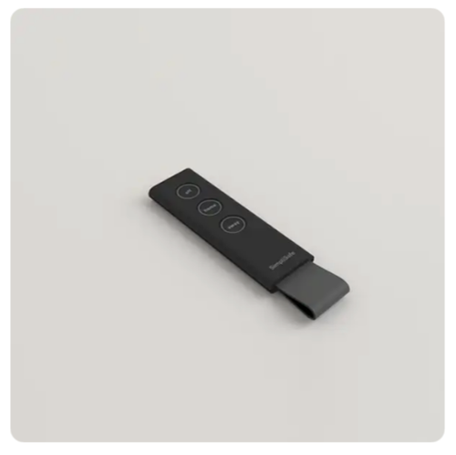 SimpliSafe KF3B (black) Wireless Key Fob Keychain Remote Alarm NEW! - Picture 2 of 2